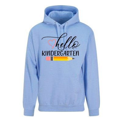 Hello Kindergarten Cute Pencil Unisex Surf Hoodie