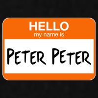Hello My Name Is Peter Peter Ladies PosiCharge Tri-Blend Wicking Tank