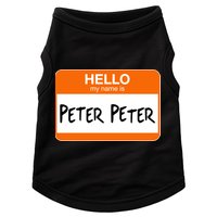 Hello My Name Is Peter Peter Doggie Tank