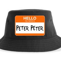 Hello My Name Is Peter Peter Sustainable Bucket Hat