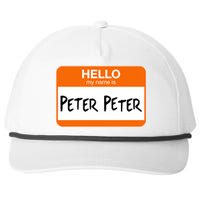 Hello My Name Is Peter Peter Snapback Five-Panel Rope Hat