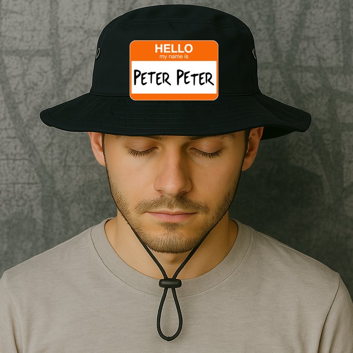 Hello My Name Is Peter Peter Bucket Hat