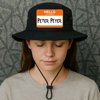 Hello My Name Is Peter Peter Bucket Hat