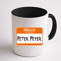 Hello My Name Is Peter Peter Mug
