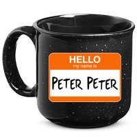 Hello My Name Is Peter Peter 15oz Campfire Ceramic Mug