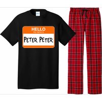 Hello My Name Is Peter Peter Pajama Set