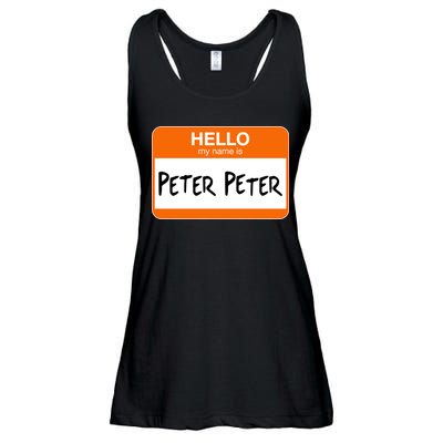 Hello My Name Is Peter Peter Ladies Essential Flowy Tank