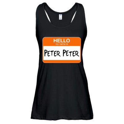 Hello My Name Is Peter Peter Ladies Essential Flowy Tank