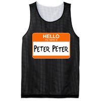 Hello My Name Is Peter Peter Mesh Reversible Basketball Jersey Tank