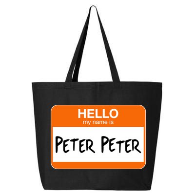Hello My Name Is Peter Peter 25L Jumbo Tote