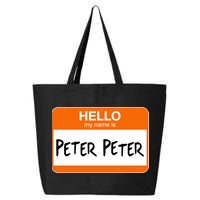 Hello My Name Is Peter Peter 25L Jumbo Tote