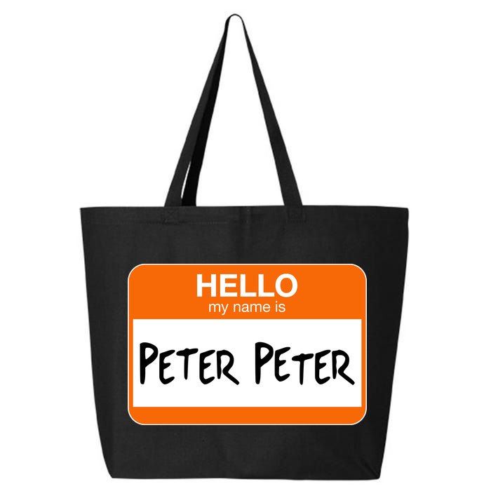 Hello My Name Is Peter Peter 25L Jumbo Tote