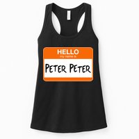 Hello My Name Is Peter Peter Womens Tank Top