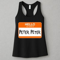 Hello My Name Is Peter Peter Womens Tank Top