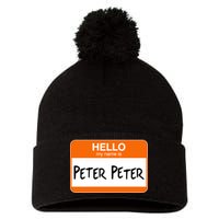 Hello My Name Is Peter Peter Pom Pom 12in Knit Beanie