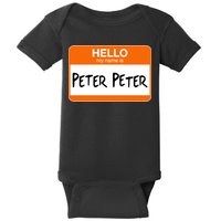 Hello My Name Is Peter Peter Baby Bodysuit