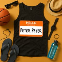 Hello My Name Is Peter Peter Tank Top