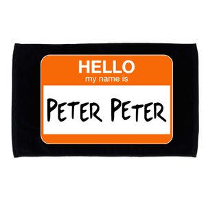 Hello My Name Is Peter Peter Microfiber Hand Towel