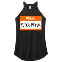Hello My Name Is Peter Peter Women's Perfect Tri Rocker Tank