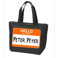 Hello My Name Is Peter Peter Zip Tote Bag