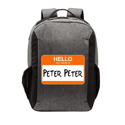 Hello My Name Is Peter Peter Vector Backpack