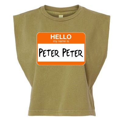 Hello My Name Is Peter Peter Garment-Dyed Women's Muscle Tee