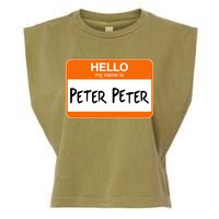 Hello My Name Is Peter Peter Garment-Dyed Women's Muscle Tee