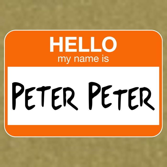 Hello My Name Is Peter Peter Garment-Dyed Women's Muscle Tee