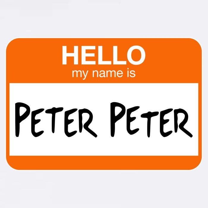 Hello My Name Is Peter Peter Garment-Dyed Sweatshirt