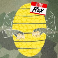 Hello My Name is Rex T-Rex Halloween Legacy Tie Dye Trucker Hat