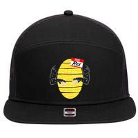 Hello My Name is Rex T-Rex Halloween 7 Panel Mesh Trucker Snapback Hat