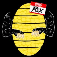 Hello My Name is Rex T-Rex Halloween Apron
