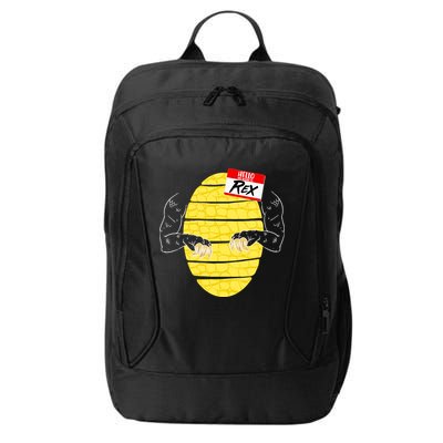 Hello My Name is Rex T-Rex Halloween City Backpack