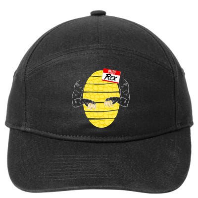 Hello My Name is Rex T-Rex Halloween 7-Panel Snapback Hat