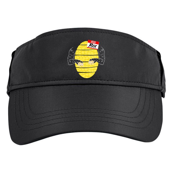 Hello My Name is Rex T-Rex Halloween Adult Drive Performance Visor