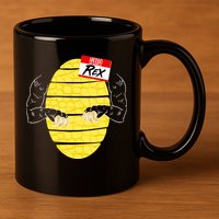 Hello My Name is Rex T-Rex Halloween 11oz C Handle Ceramic Mug