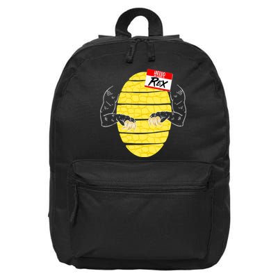 Hello My Name is Rex T-Rex Halloween 16 in Basic Backpack