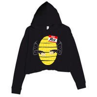Hello My Name is Rex T-Rex Halloween Crop Fleece Hoodie