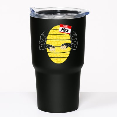 Hello My Name is Rex T-Rex Halloween Tumbler