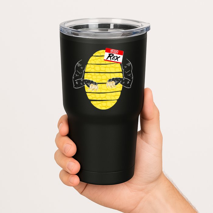 Hello My Name is Rex T-Rex Halloween Tumbler