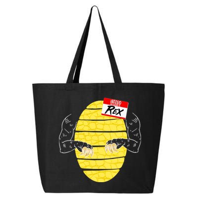 Hello My Name is Rex T-Rex Halloween 25L Jumbo Tote