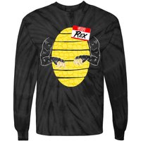 Hello My Name is Rex T-Rex Halloween Tie-Dye Long Sleeve Shirt