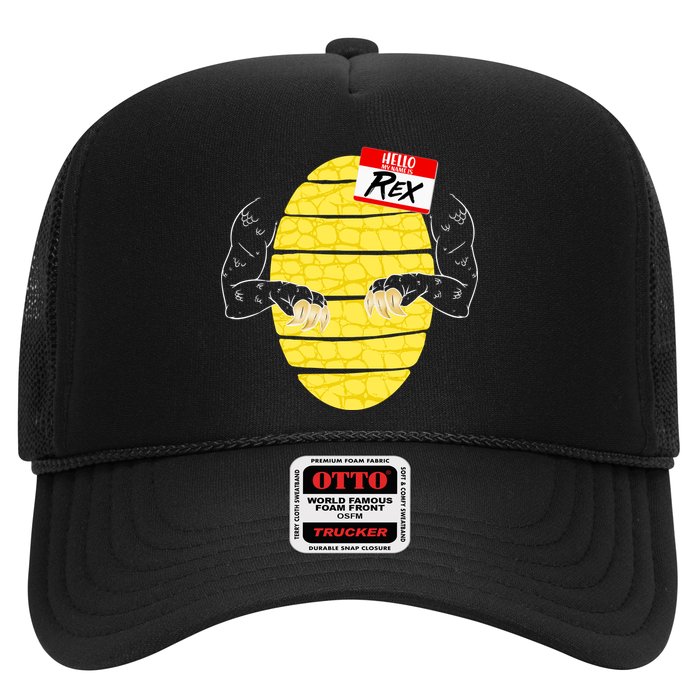 Hello My Name is Rex T-Rex Halloween Trucker Hat