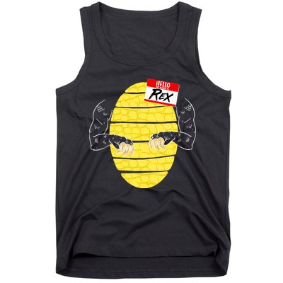 Hello My Name is Rex T-Rex Halloween Tank Top