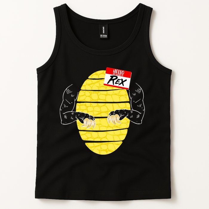 Hello My Name is Rex T-Rex Halloween Tank Top