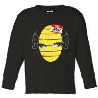 Hello My Name is Rex T-Rex Halloween Toddler Long Sleeve Shirt