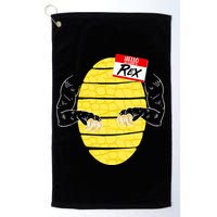 Hello My Name is Rex T-Rex Halloween Golf Towel