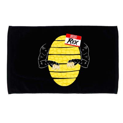 Hello My Name is Rex T-Rex Halloween Microfiber Hand Towel