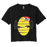 Hello My Name is Rex T-Rex Halloween Crop Top