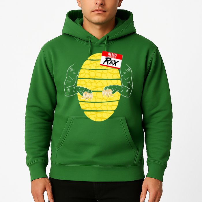 Hello My Name is Rex T-Rex Halloween Hoodie